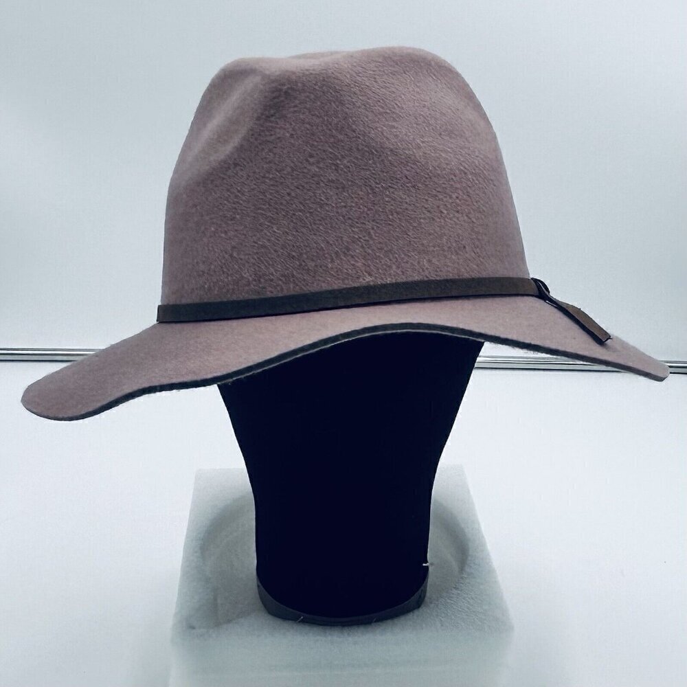 NWOT HOUSE OF HARLOW 1960 Mauve Purple Wool Felt Fedora Pinch Hat, One Size
